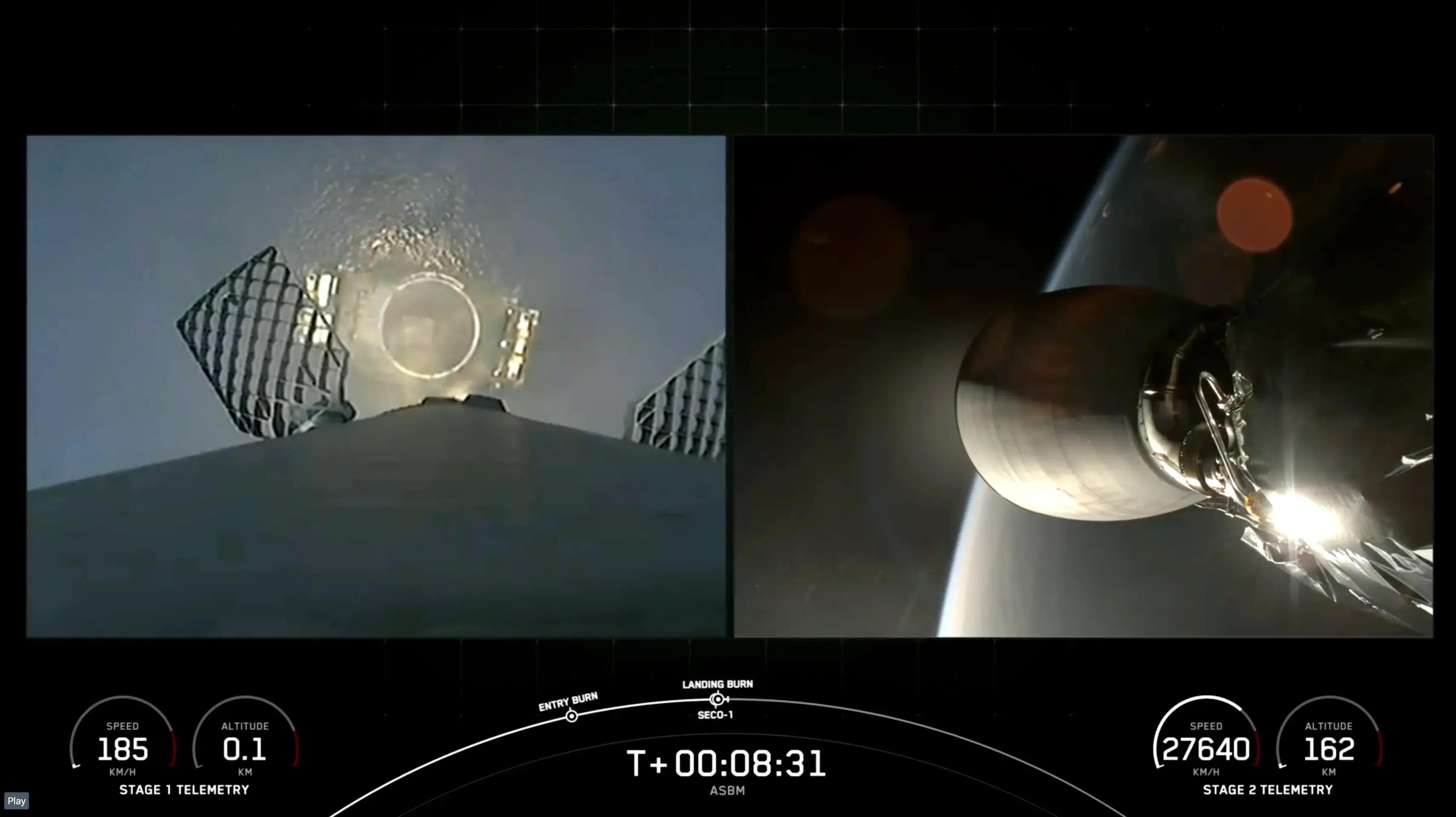 Falcon 9's booster is landing on the drone ship 'Of Course I Still Love You'